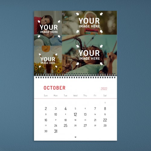 Photo Collages Calendar October 2022