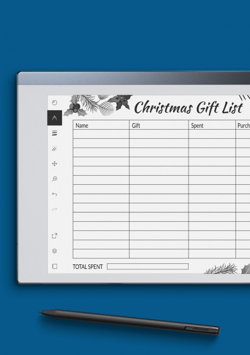 reMarkable Simple Christmas Gift List