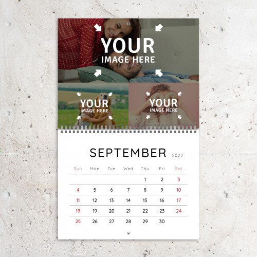 Simple Minimalist-Inspired Photo Calendar September 2022