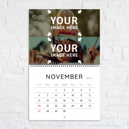 Simple Minimalist-Inspired Photo Calendar November 2022