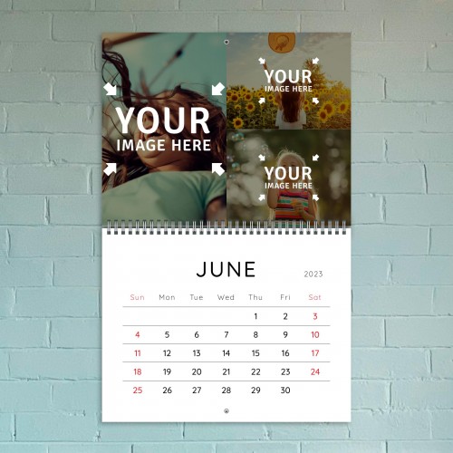Simple Minimalist-Inspired Photo Calendar June 2023