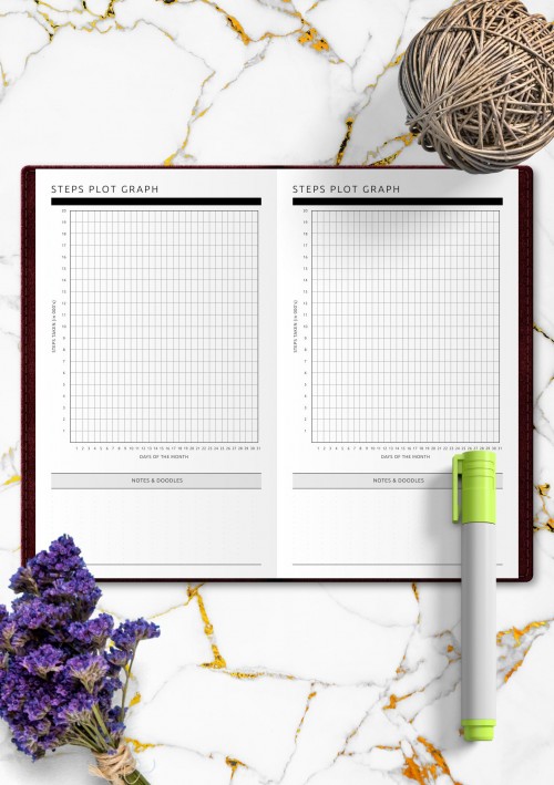 Travelers Notebook Steps Plot Timetable Template
