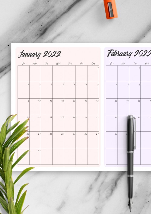 Printable 2022 Calendars Templates - Download PDF