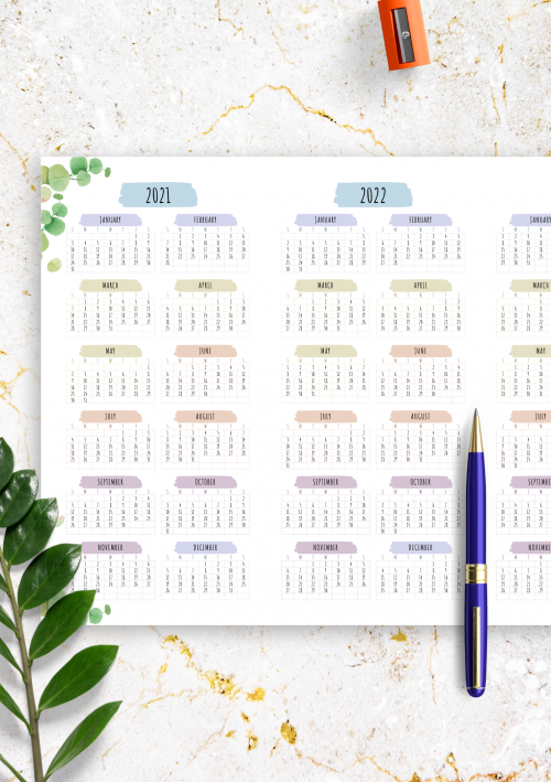 Printable 2022 Calendars Templates - Download PDF