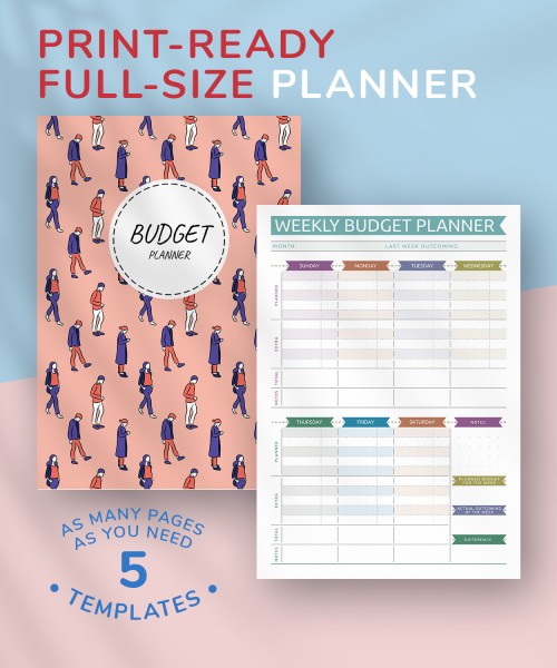 Budget Organizer Template from onplanners.com