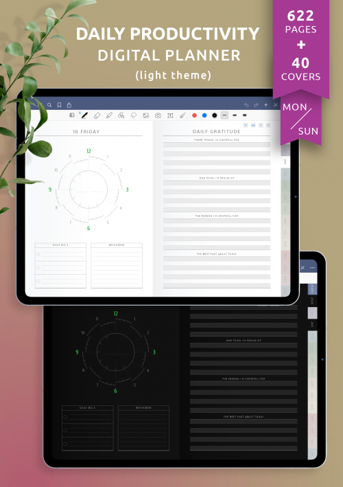 notability planner template free