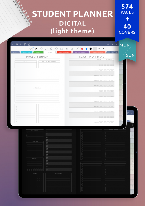 best digital planner for goodnotes free