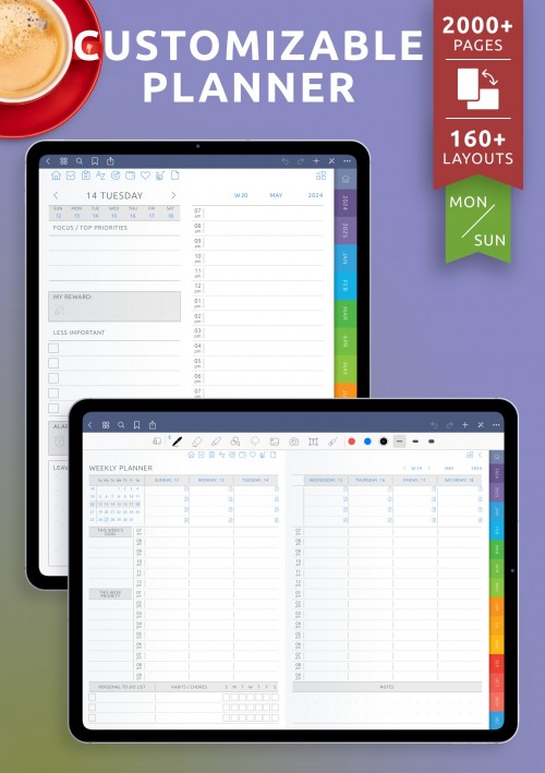 Ultimate digital planner for iPad / Android