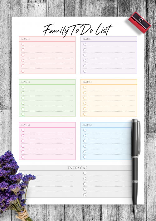 4 free printable to-do list templates