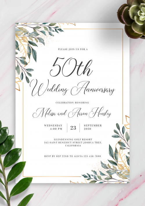 wedding-anniversary-invitation-card-maker-que-mashdez
