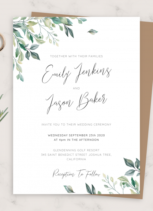 greenery-wedding-invitation-printable-fern-wedding-invitation-template-green-leaf-invite