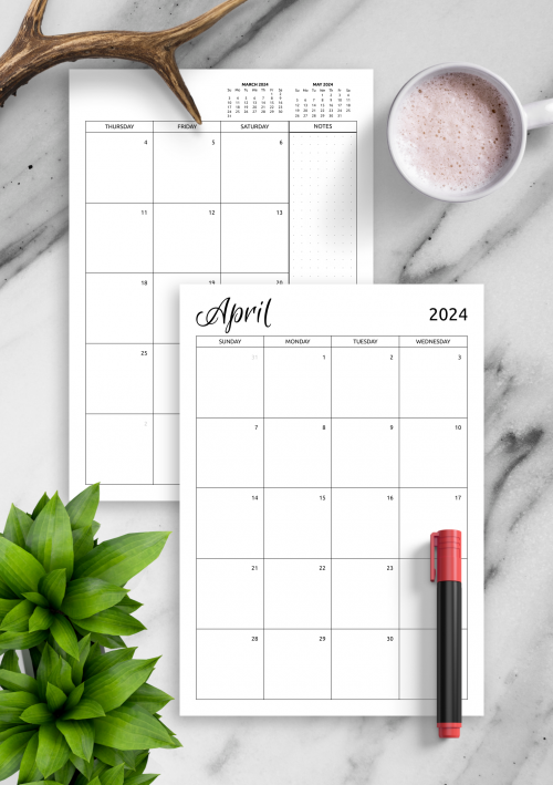 calendar for school assignments printable