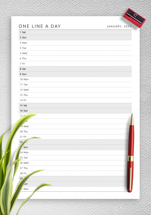 free student daily planner