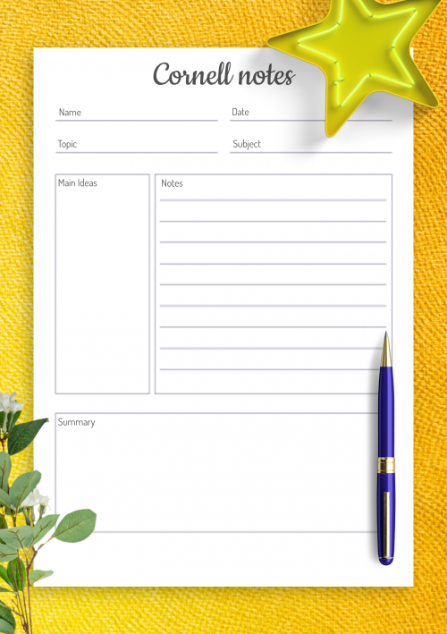 download-printable-simple-cornell-note-taking-template-pdf