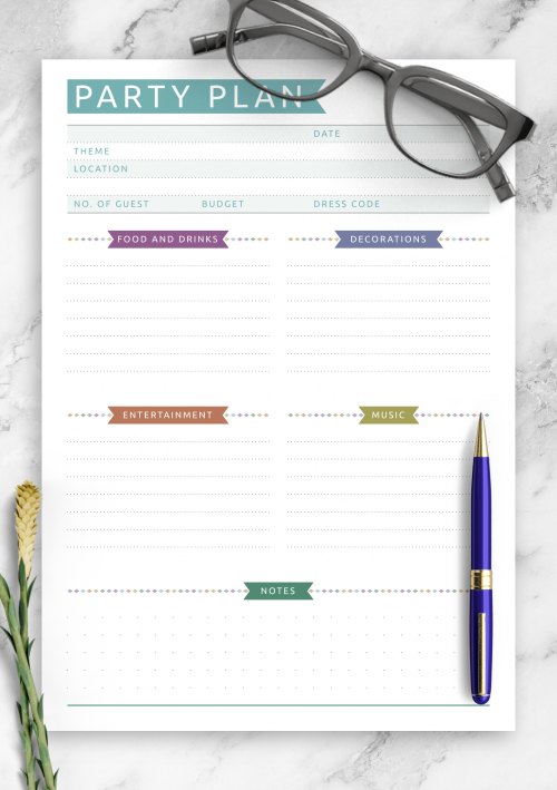 assignment planner template printable