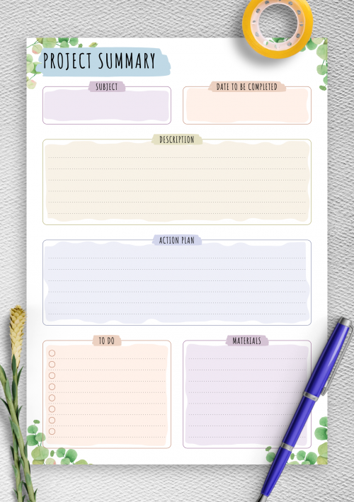 HAPPY PLANNER PRINTABLE Daily Planner Refills / Inserts - 7 x 9.25 | Navy  Blooms | Create 365 | Me & My Big Ideas | mambi | Daily |Dashboard