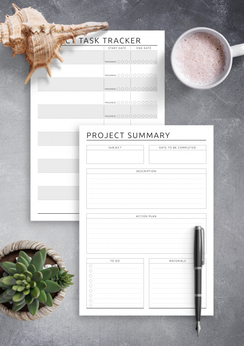 pdf assignment tracker printable