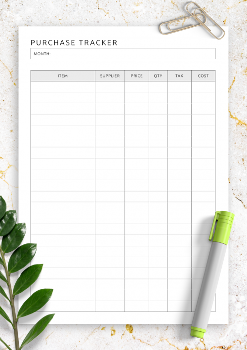 assignment planner template