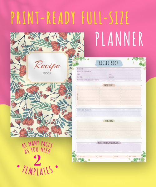 How to make a DIY Recipe Book (plus free printables) – All About Planners