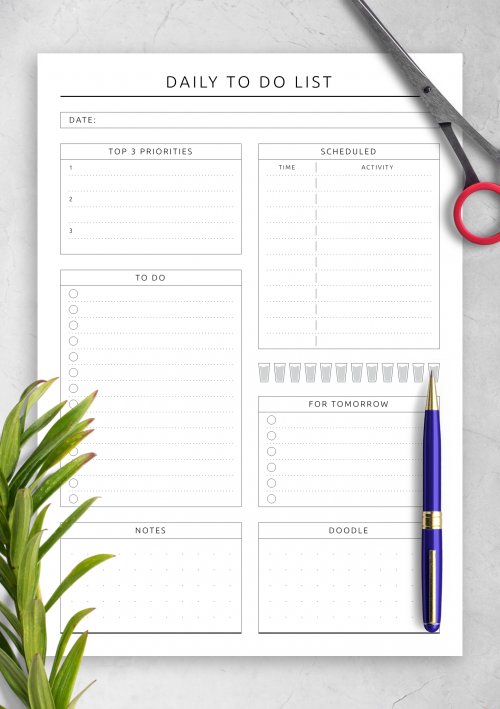 To Do List Templates - Download Free Printable PDF