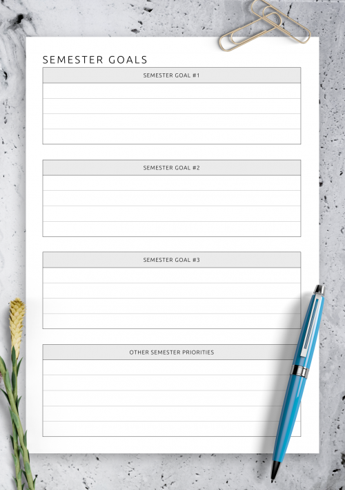 college homework planner printable