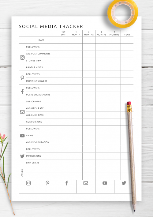 homework tracker sheet