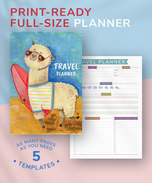 travel plan template pdf