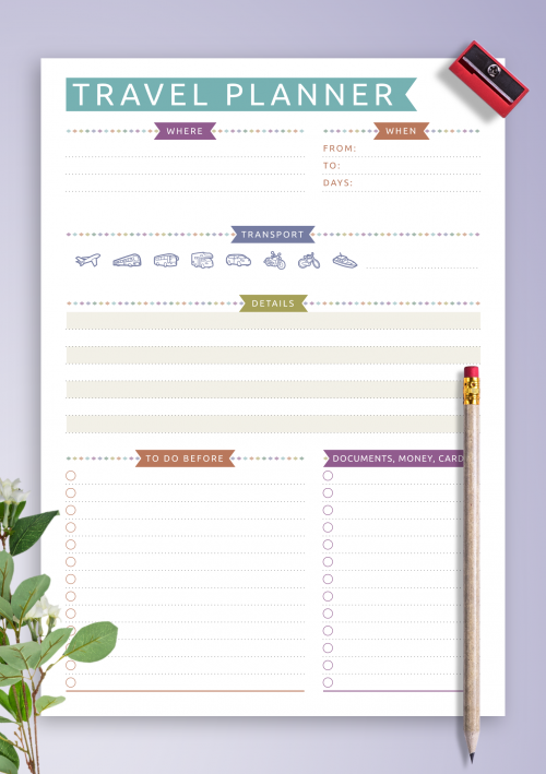 college homework planner printable