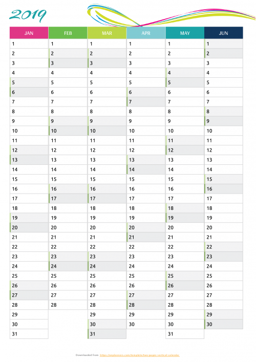 2020-2021 Printable calendar for 2 several years photograph relating to Printable Calendar Template named 2020-2021 Printable calendar for 2 yrs