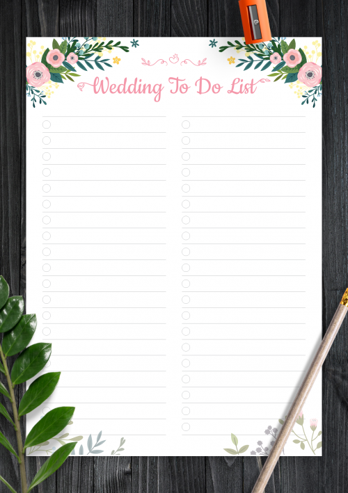wedding guest list planner