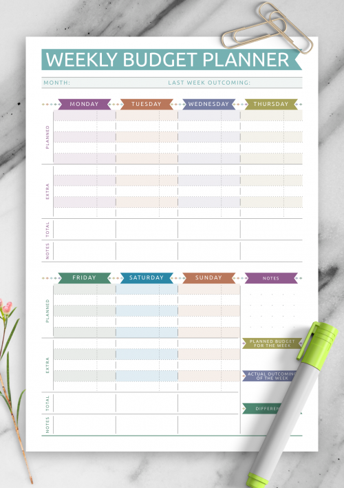 easy household budget planner free download