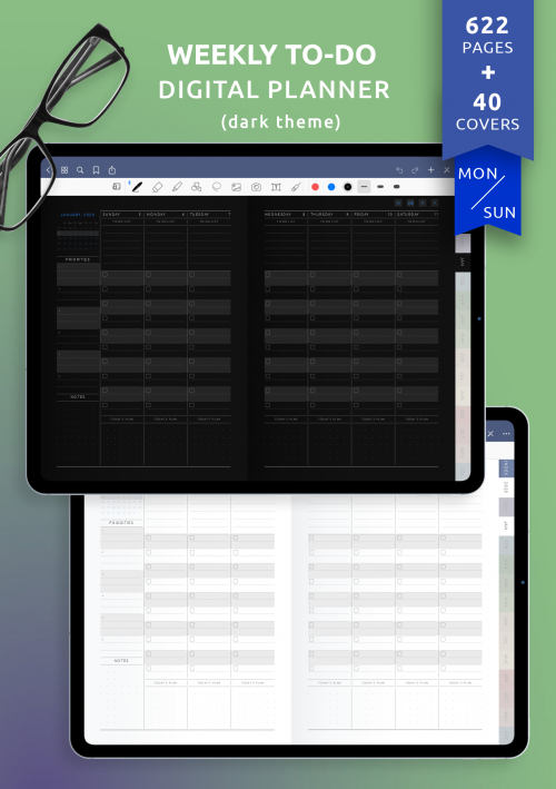notability planner templates