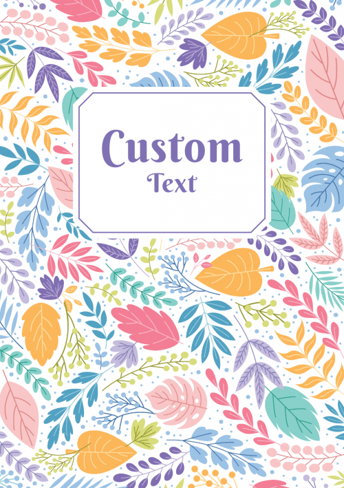 Free editable printable notebook covers