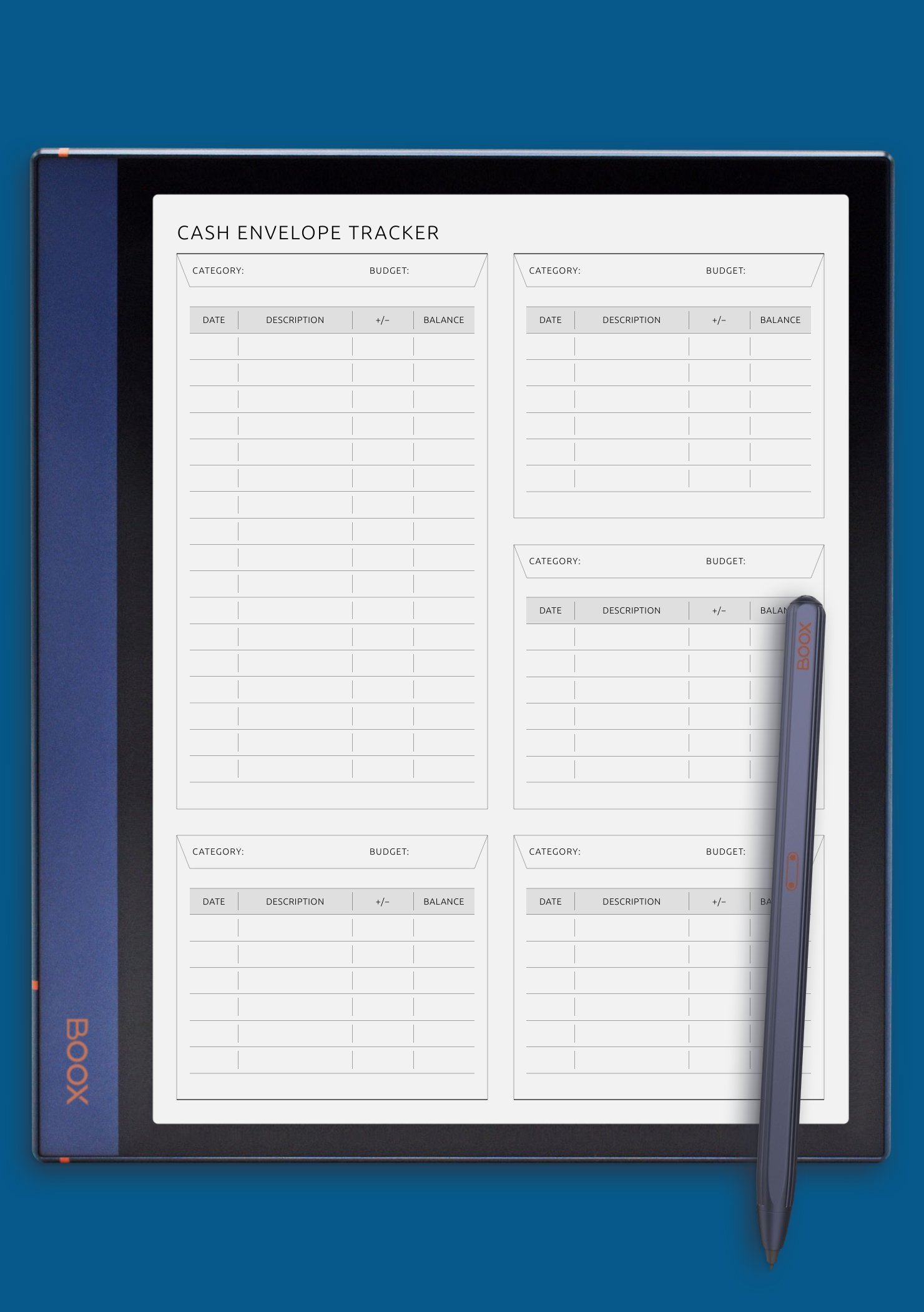Get Cash Envelope Tracker PDF - Printable or Digital Template for ...