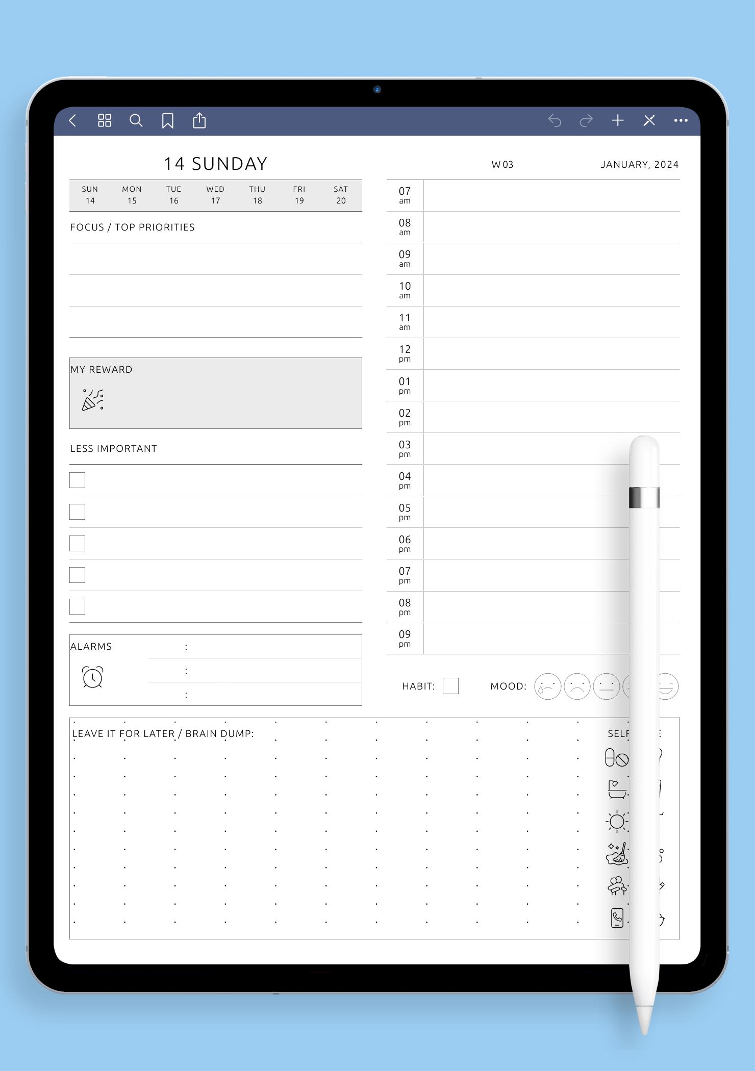 Download Printable Daily ADHD PDF