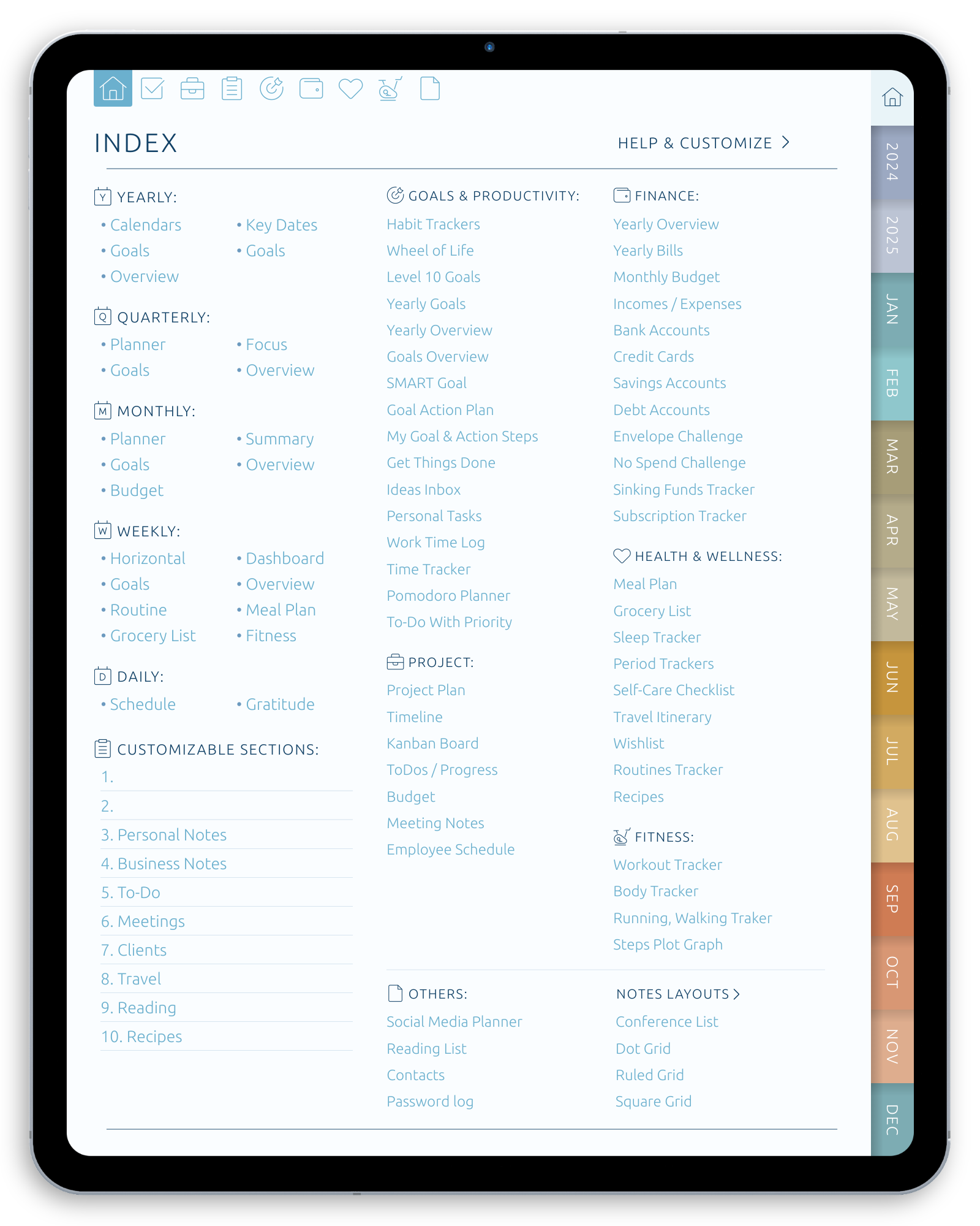 Download Digital Ultimate Planner for iPad/Android