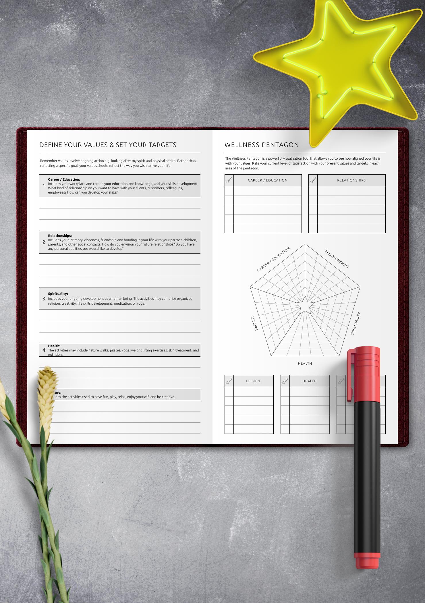 Life Values Questionnaire.pdf Download Printable Life Values & Targets PDF