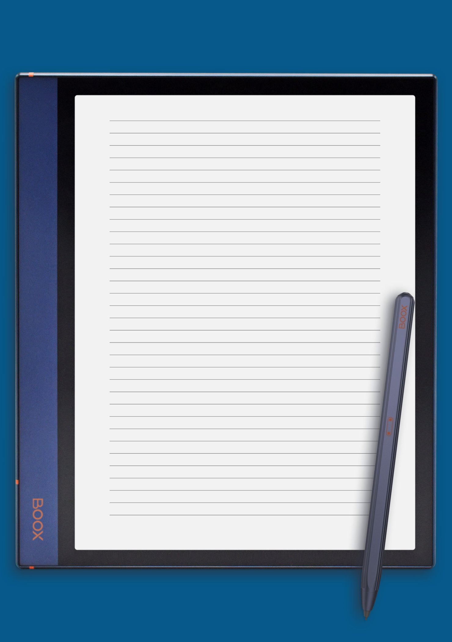Download Printable Lined Paper Template 6mm PDF