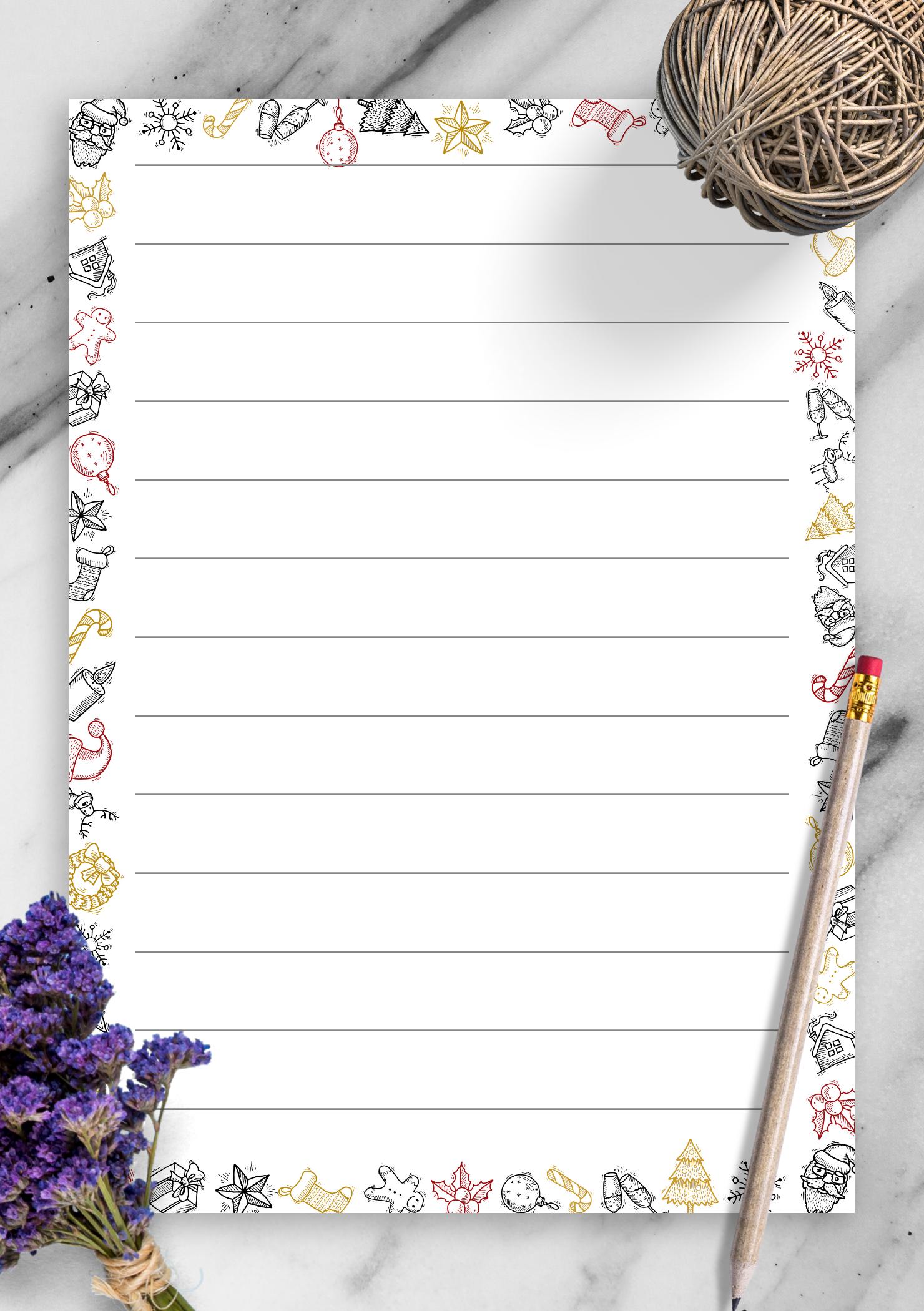 Download Printable Lined Paper Template 8mm Pdf