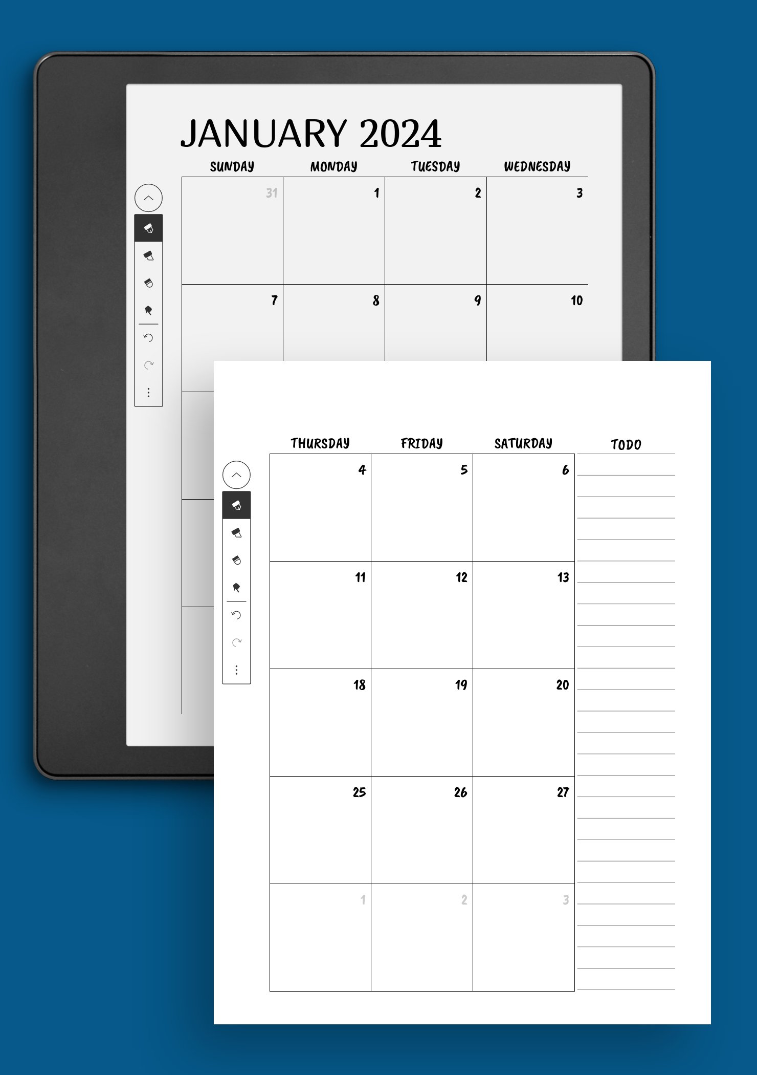 Minimal Monthly Calendar 2025-2026 – Get Digital or Printable