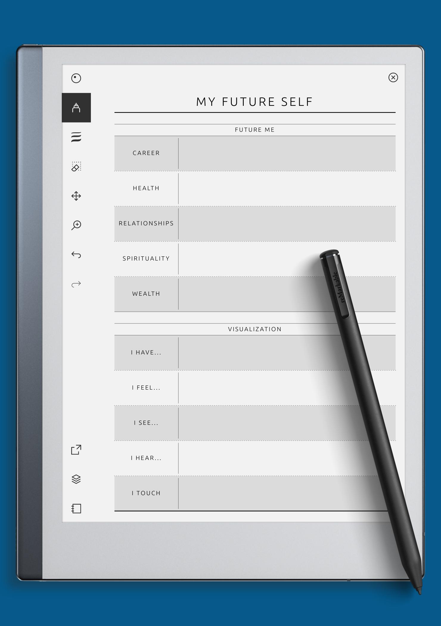 Future Self Examples Download Printable My Future Self Template PDF