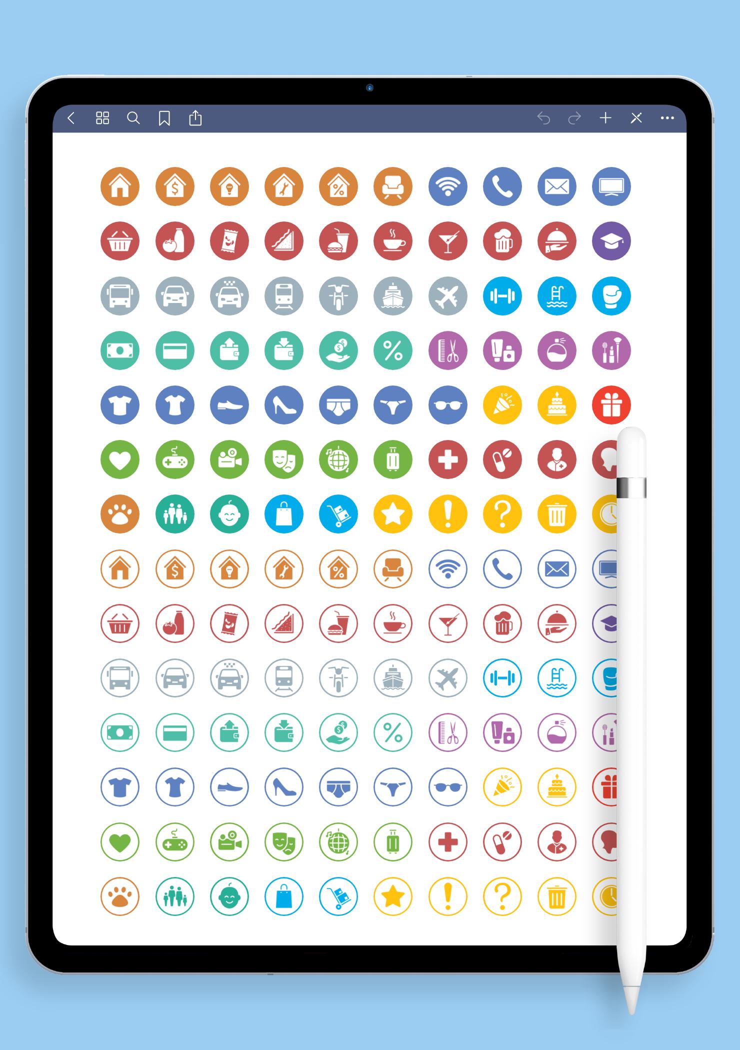 Ultimate Sticker Pack - Download 141 PNG Printable and Digital Stickers