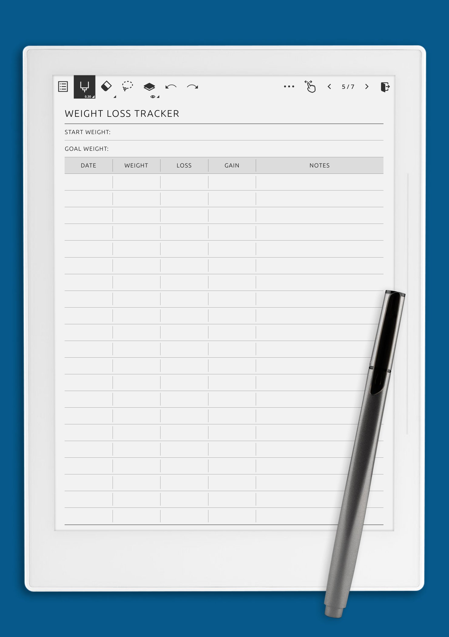 Weight Loss Progress Tracker – Stay Motivated & See Results
