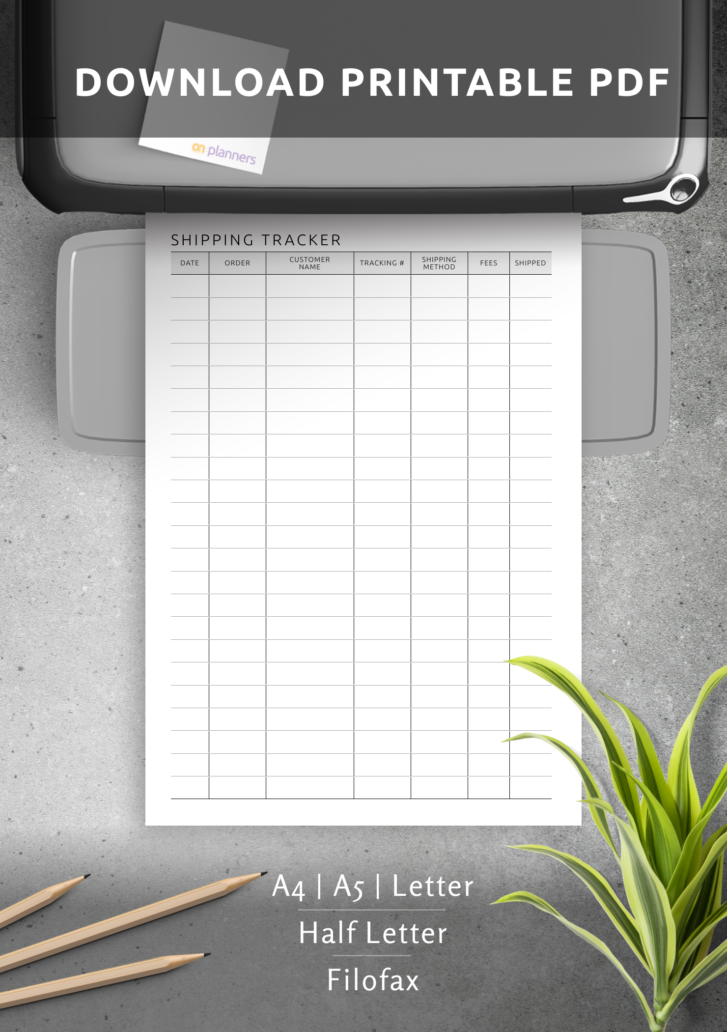 Shipping Tracker PDF – Monitor Orders & Deliveries Easily