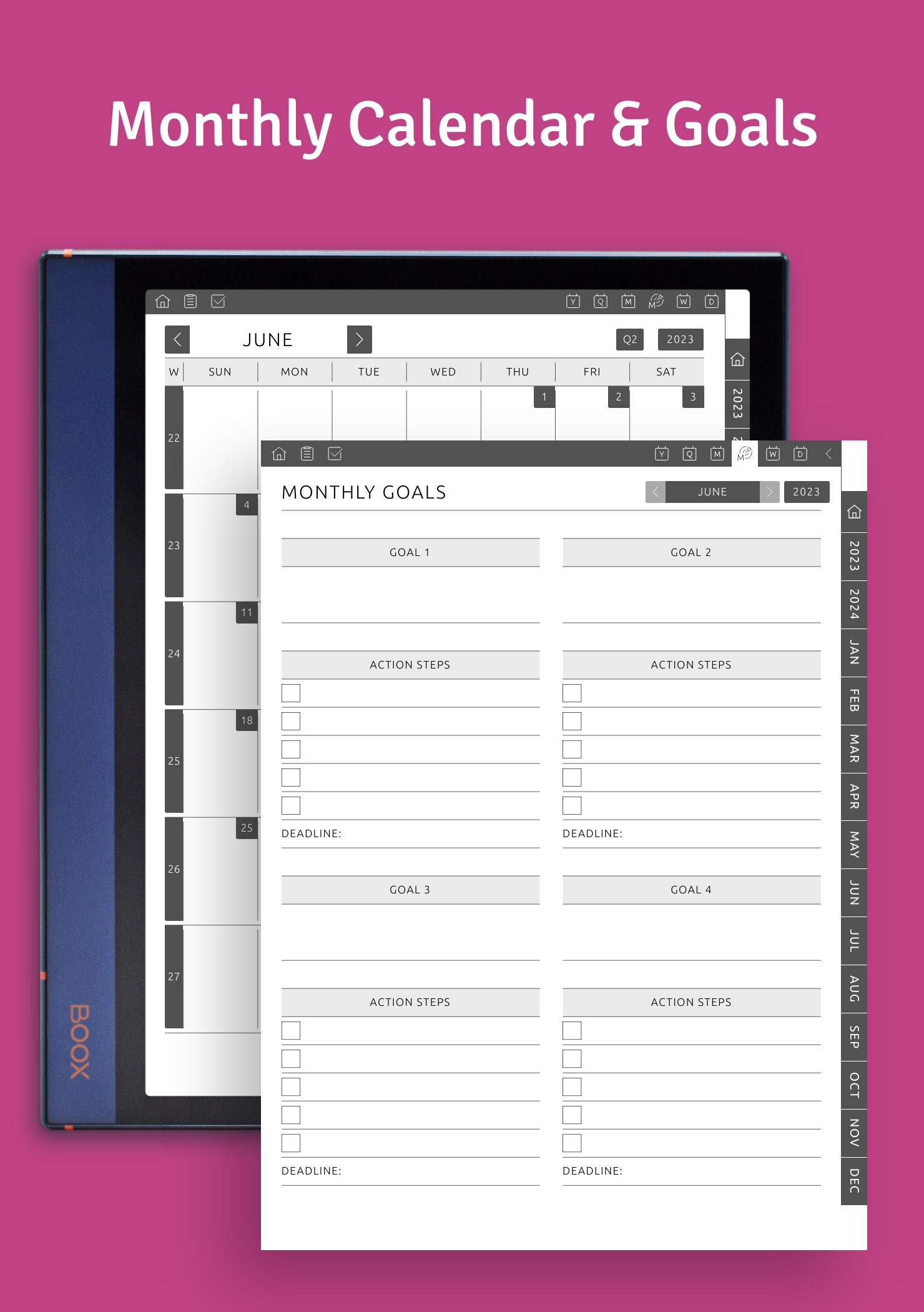 Download Ultimate Digital Planner for ONYX BOOX