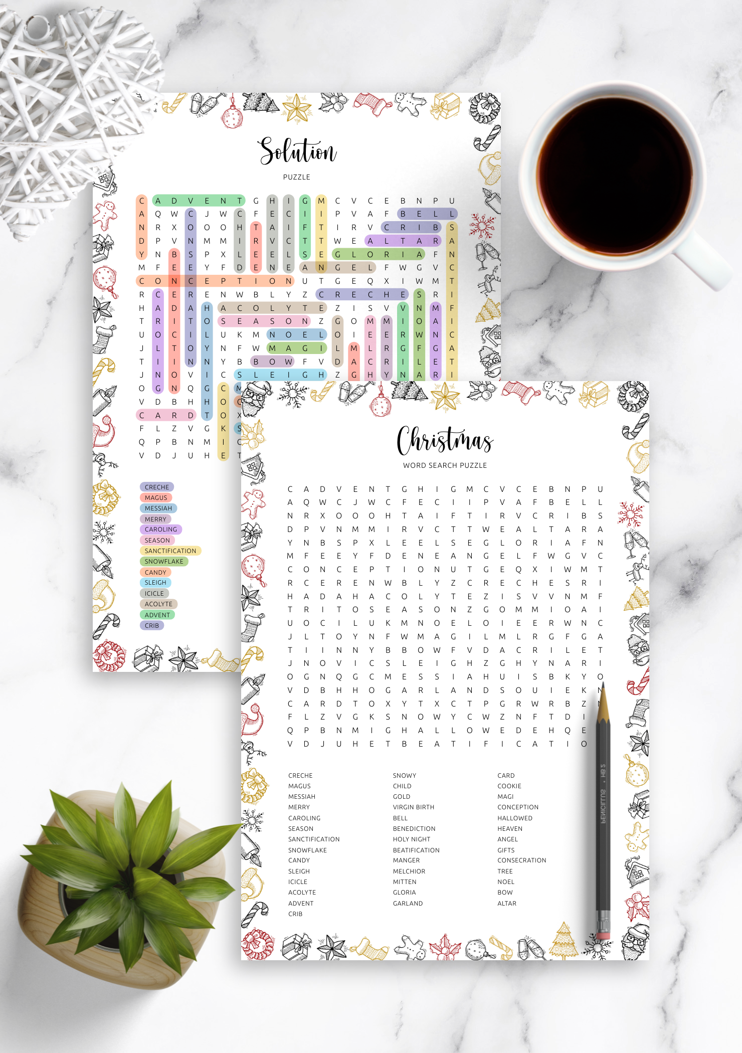 Download Christmas Word Search To Print In Pdf