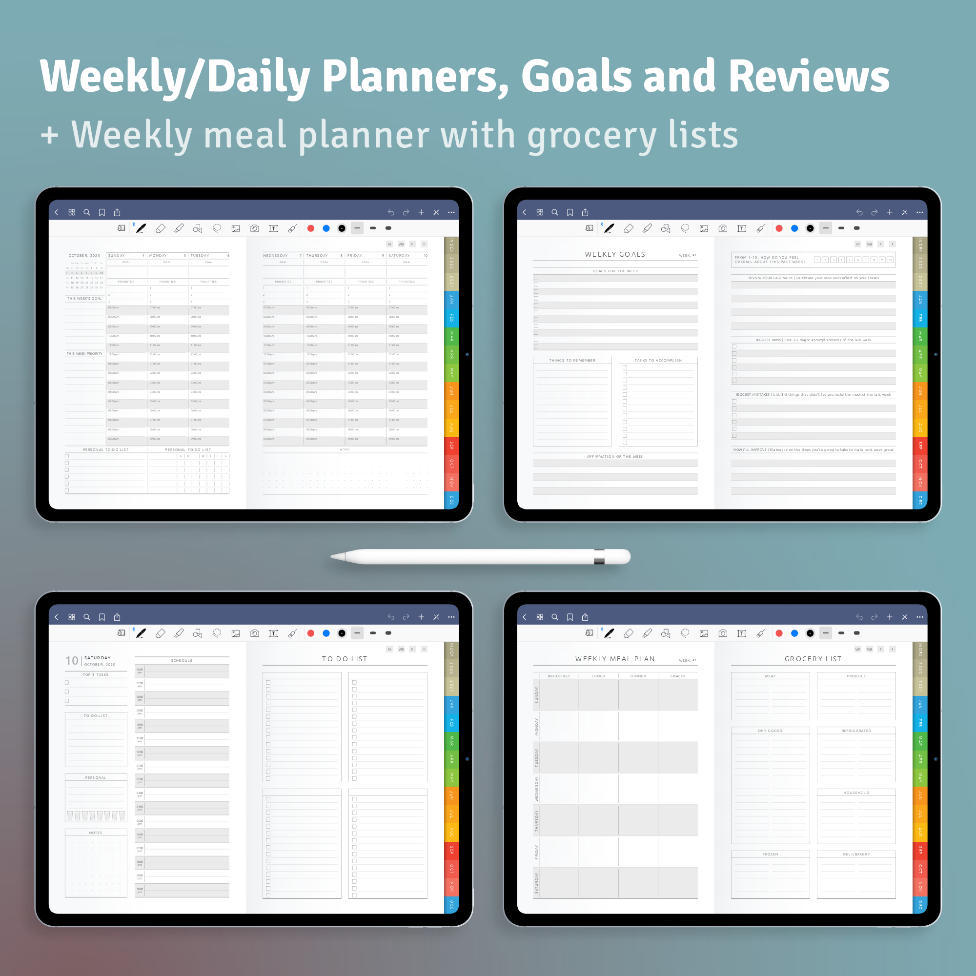 Goodnotes Daily Template