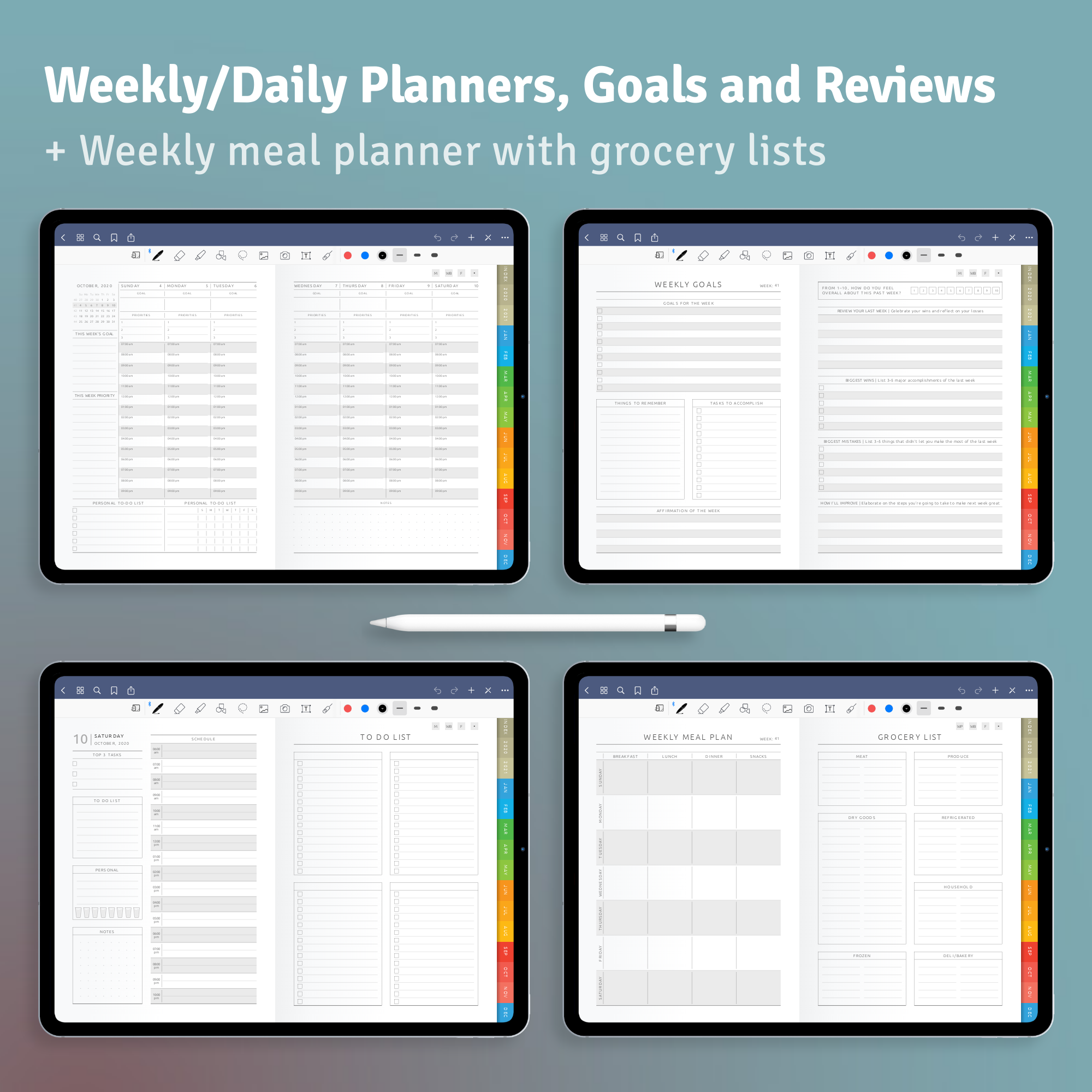 Digital Planner Template