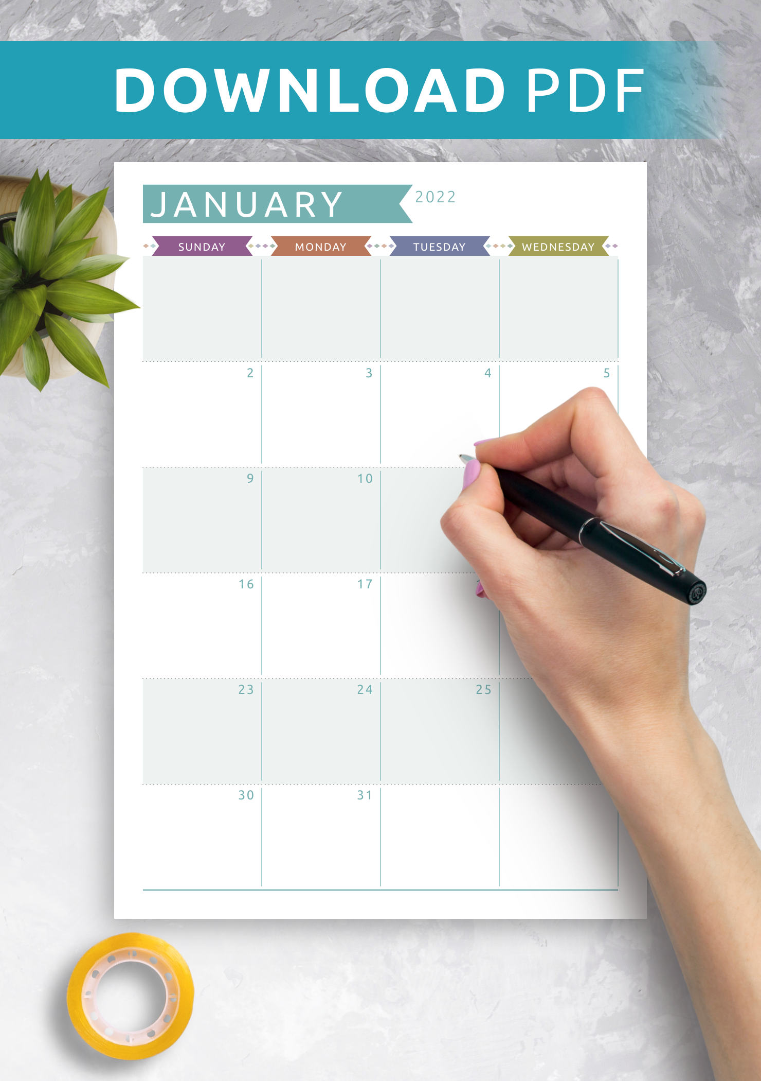 download-printable-dated-monthly-calendar-casual-style-pdf