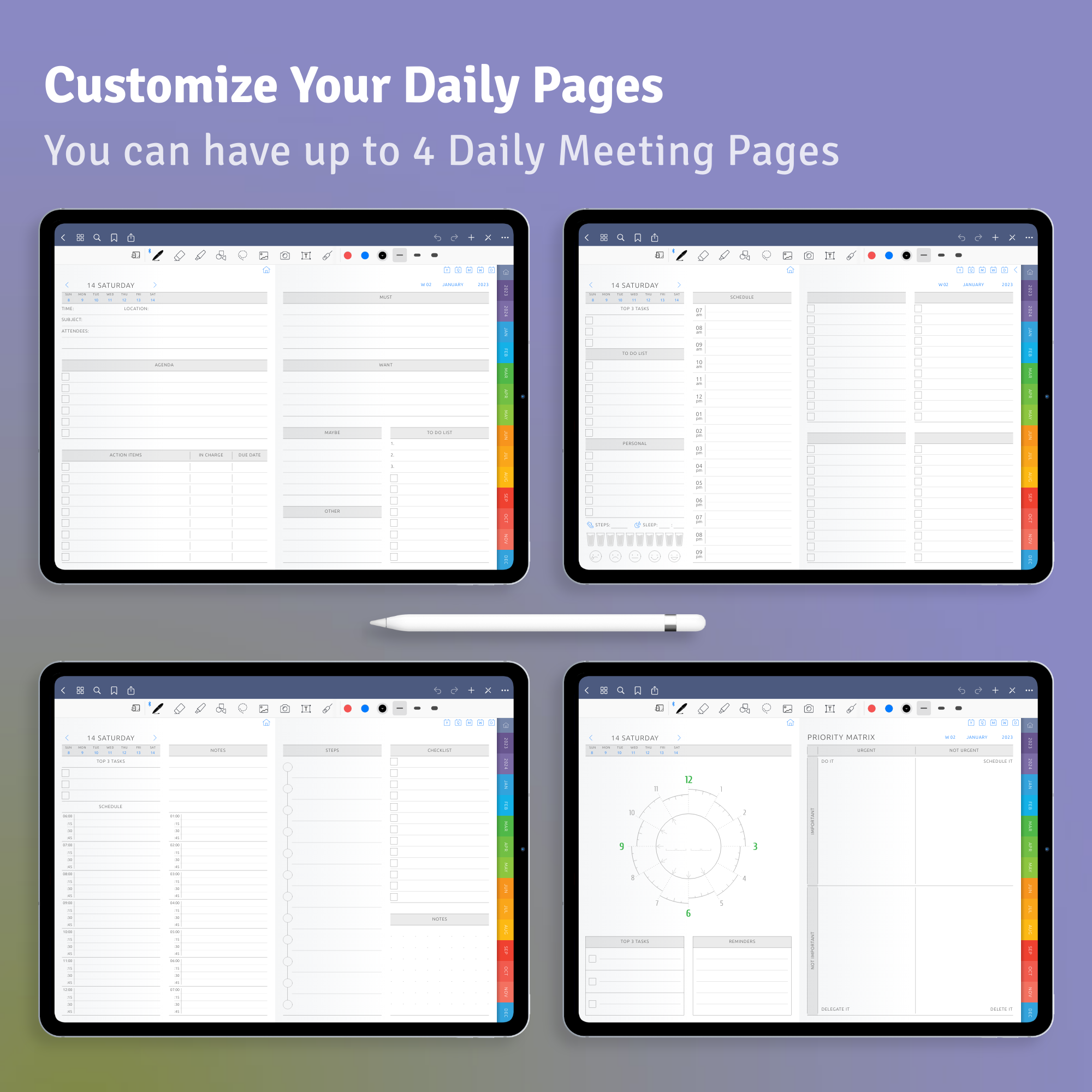 Download Digital Daily Meeting Notes for iPad, Android